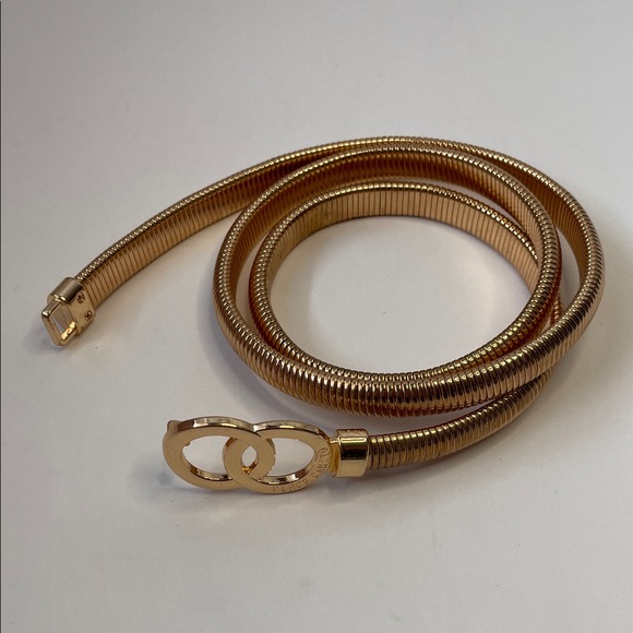 Vince Camuto Accessories - NWOT Vince Camuto Gold Double-Circle Snake Chain Women's Belt.  34”